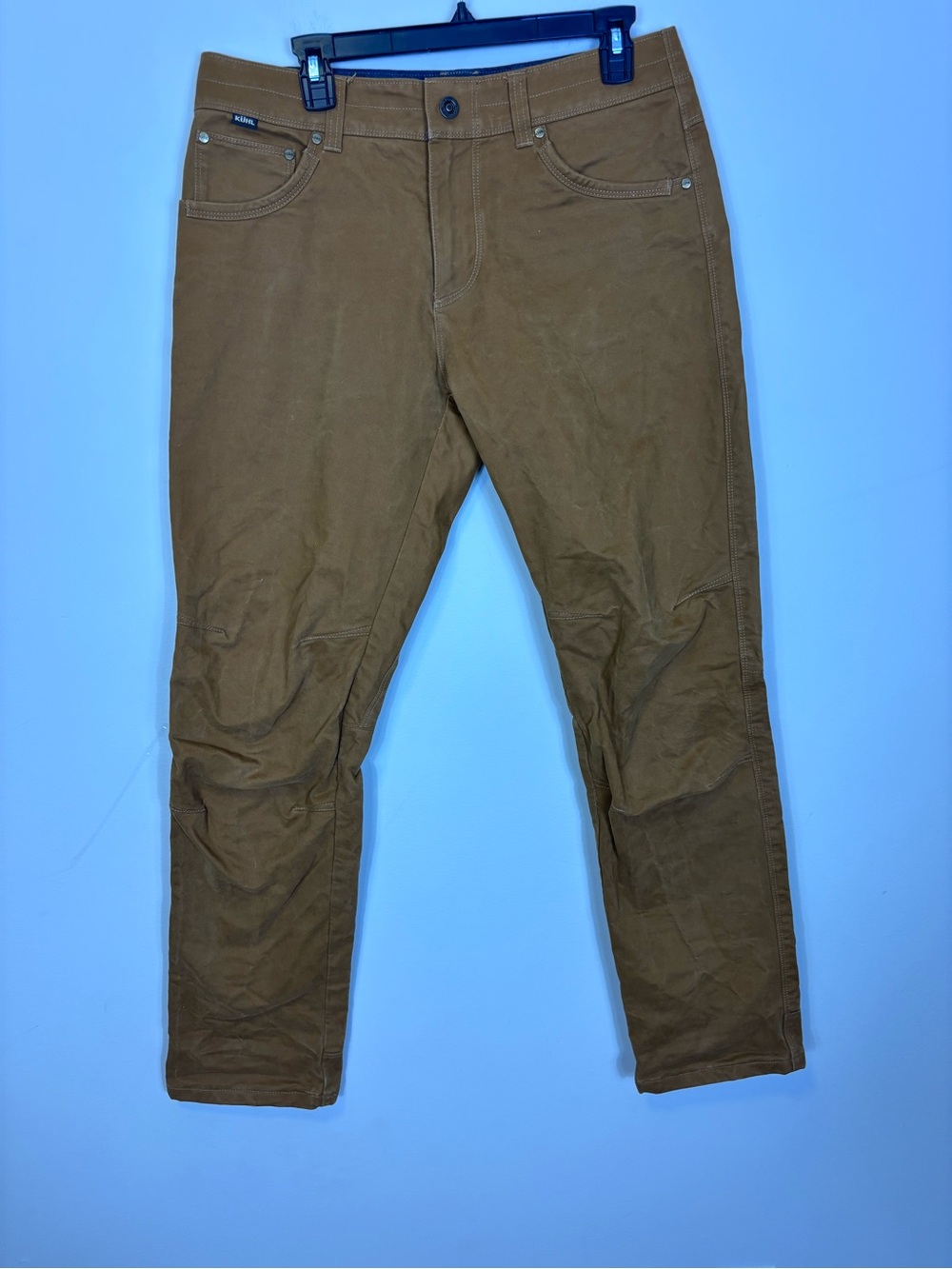 Kuhl Men's Brown Khaki Straight-Leg Pants 33 x 32” inseam